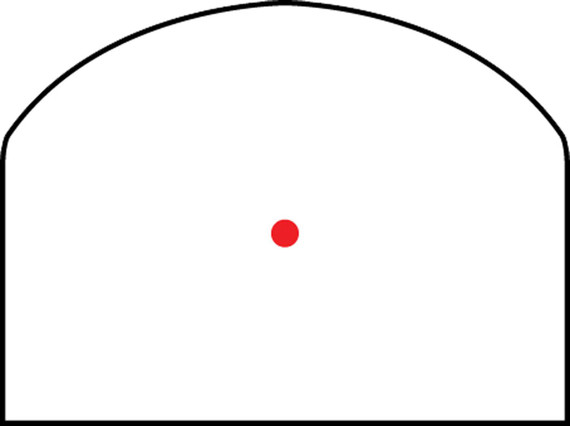 Trijicon 700600 RMR Type 2 Matte Black 1 x 0.87 in x 0.63 in 3.25 MOA, Red Dot Sight