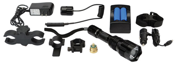 Cyclops CYCVB250 Varmint Light Kit Black 250 Lumens Red/Green/White Filter