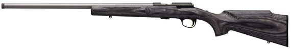 Browning 025236202 T-Bolt Target/Varmint SR 22 LR 10+1 22 in Threaded Varmint Barrel, Polished Blued Steel Receiver, Satin Gray Laminate Stock, Pachmayr Decelerator Recoil Pad, Rifle