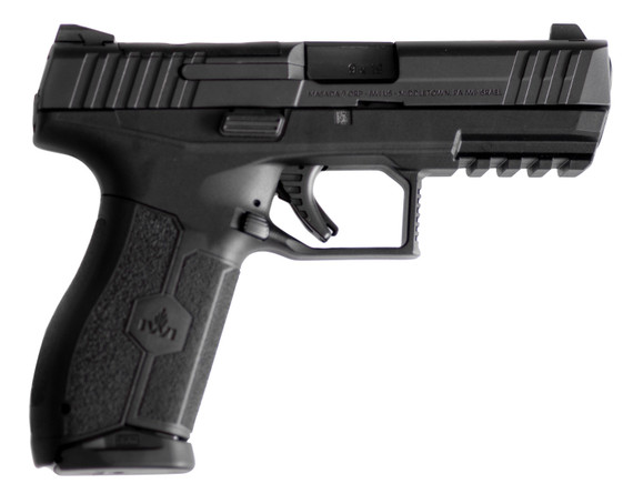 IWI M9ORP17 MASADA Full Size Frame 9mm Luger 17+1, 4.10 in Black Button, Rifled Steel Barrel, Black Optic Ready/Serrated Steel Slide, Black Polymer Frame , Black w/Interchange Backstrap, Trigger Safety, Pistol