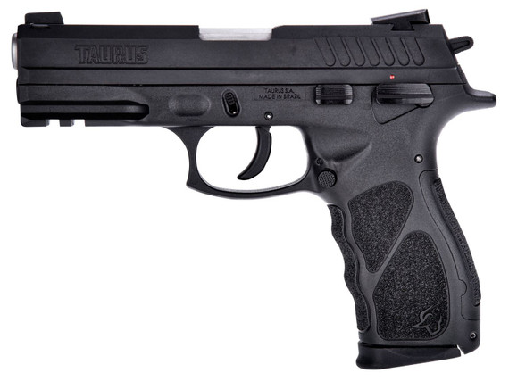 Taurus 1TH40041 TH Full Size 40 S&W 15+1 4.27 in Matte Stainless Steel Barrel, Matte Black Serrated Slide, Black Polymer Frame w/Picatinny Rail, Black Finger Grooved Polymer Grip Right Hand, Pistol
