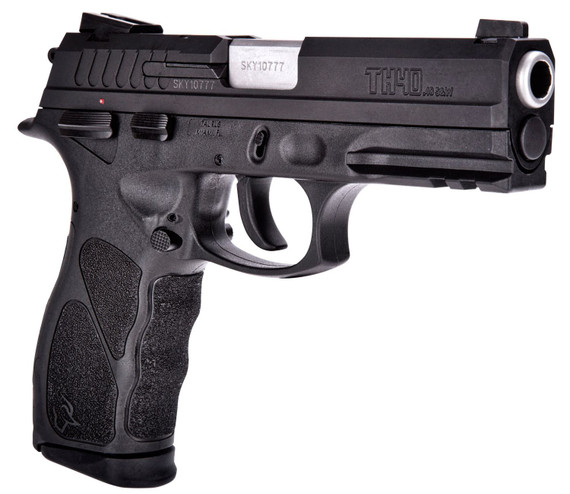 Taurus 1TH40041 TH Full Size 40 S&W 15+1 4.27 in Matte Stainless Steel Barrel, Matte Black Serrated Slide, Black Polymer Frame w/Picatinny Rail, Black Finger Grooved Polymer Grip Right Hand, Pistol