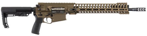 Patriot Ordnance Factory 01467 Revolution Gen4 308 Win,7.62x51mm NATO 16.50 in 20+1 Burnt Bronze 6 Position MFT BMS Minimalist Stock MLOK, Rifle