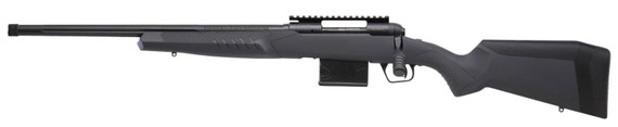 Savage Arms 57009 110 Tactical 308 Win 10+1 24 in, Matte Black Metal, Gray Fixed AccuStock with AccuFit, Left Hand, Rifle