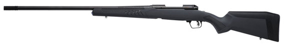 Savage Arms 57021 110 Long Range Hunter 6.5 Creedmoor 4+1 26 in, Matte Black Metal, Gray Fixed AccuStock with AccuFit, Rifle