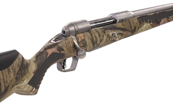Savage Arms 57069 110 Bear Hunter 300 WSM 2+1 23 in Matte Stainless Steel Straight Fluted Barrel, Mossy Oak Break-Up Country Fixed Sporter w/AccuFit Stock, Right Hand, Rifle