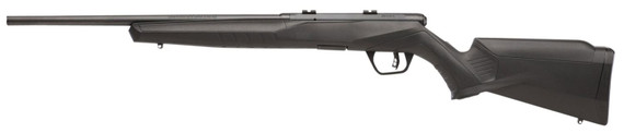 Savage Arms 70814 B17 Compact Bolt Action 17 HMR Caliber with 10+1 Capacity, 18 in Barrel, Matte Blued Metal Finish & Matte Black Synthetic Stock Right Hand, Rifle