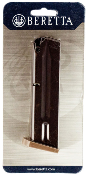 Beretta JMM9A310 M9A3 10rd 9mm Luger Black/Tan Steel, Magazine
