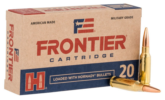 Frontier Cartridge FR240 Centerfire 5.56x45mmNATO 55gr Hollow Point Match 20 Per Box/25 Case Centerfire, Rifle Ammunition