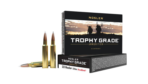 Nosler 33 Nosler Rifle Ammunition 60098