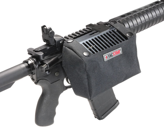 TacStar 1081240 Brass Catcher Black Picatinny Rail Mount Holds 120 Cases