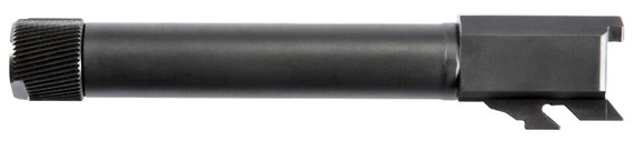 Walther Arms 282674710 Threaded Replacement Barrel 45 ACP 4.60 in Black Finish Steel Material with Polygonal Rifling for Walther PPQ