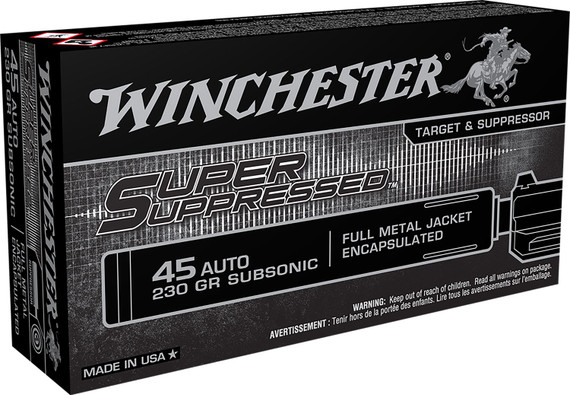Winchester 45 ACP Ammunition SUP45