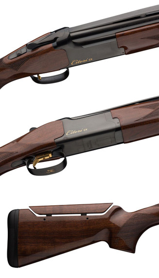 Browning 018111302 Citori CX 12 Gauge 3 in 2rd 32 in Lightweight Blued Barrels, Gold Accented Receiver, American Walnut Stock With Graco Adjustable Comb, Shotgun