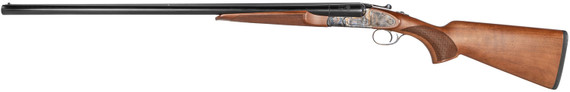 CZ-USA 06416 Sharp-Tail Target 12 Gauge 3 in 2rd 30 in Black Hard Chrome Side-by-Side Barrel, Color Case Hardened Metal Finish, Turkish Walnut Stock Includes 5 Extended Chokes, Shotgun