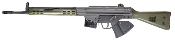 PTR 400 GIR PTR 400 *CA Compliant *Reconditioned 308 Win,7.62x51mm NATO 18 in 10+1, Black Parkerized Reciever with Scope Mount, Green Synthetic Stock (Stock May Be Blemished), Black California Paddle Grip, Rifle