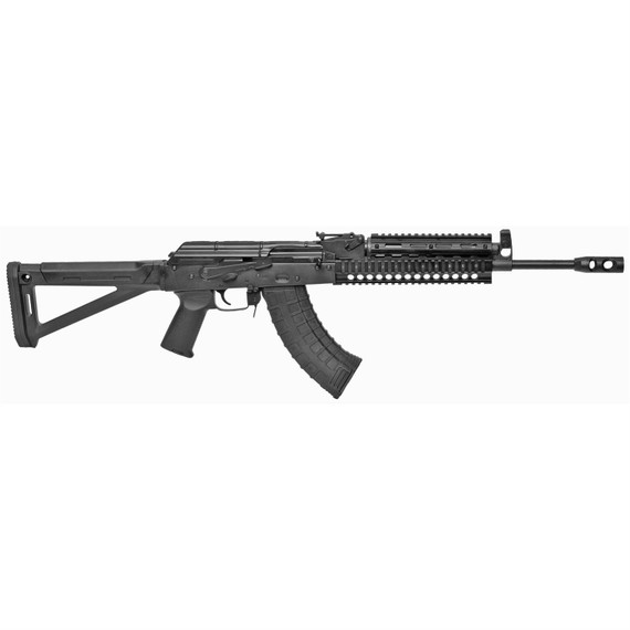 Riley Defense RAK47, Semi-automatic, AK, 7.62X39, 16 in Barrel, Black Finish, Magpul Stock, Adjustable Sights, 30Rd, 1 Magazine RAK47-T-MP