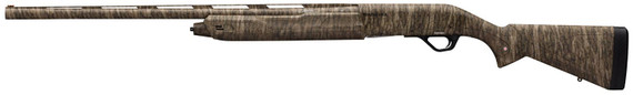 Winchester 511212391 SX4 Waterfowl Hunter 12 Gauge 3 in 4+1 (2.75 in) 26 in Vent Rib Barrel w/Chrome-Plated Chamber & Bore, Aluminum Alloy Receiver, Mossy Oak Bottomland Camo, Synthetic Stock w/Textured Grip Panels, LOP Spacers, Shotgun