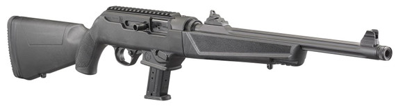 Ruger 19100 PC Carbine 9mm Luger 17+1 16.12 in Threaded/Fluted Barrel, Type III Hard Coat Anodized Aluminum Alloy Receiver, Synthetic Stock, Rifle
