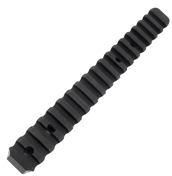 Talley POO252714 Tikka T3 Picatinny Rail Black Anodized Short Action 0 MOA