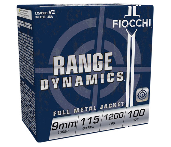 Fiocchi 9mm Luger Ammunition 9ARD100
