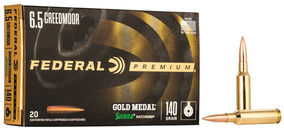 Federal 6.5 Creedmoor Rifle Ammunition GM65CRD1