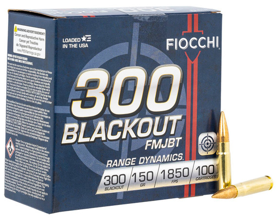 Fiocchi 300 AAC Blackout Rifle Ammunition A300BARD1