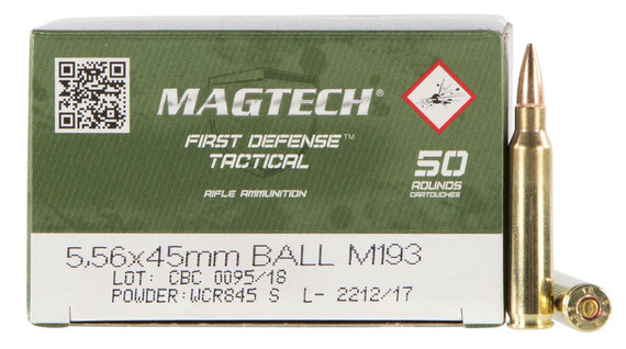 Magtech 5.56 NATO Rifle Ammunition 556A