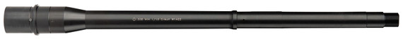 Ballistic Advantage BABL308003M Modern Series 308 Win 16 in Black QPQ Finish 4150 Chrome Moly Vanadium Steel Material Tactical Government Midlength for AR-10, Rifle Barrel