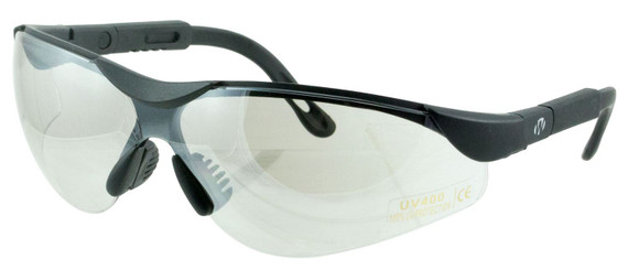 Walkers GWPXSGLICE Sport Glasses Elite Adult Gray Lens Polycarbonate Black Frame