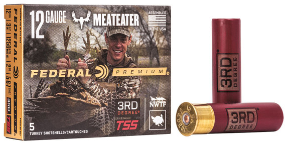 Federal PTDX139567 Premium 3rd Degree 12Gauge 3.50 in 2oz 5/6/7Shot 5 Per Box/50 Case, Shotgun Shells