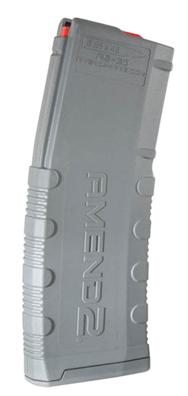 Amend2 556MOD2GRY30 MOD-2 30rd 223 Rem/5.56x45mm NATO Compatible w/ AR-15/M16/M4 Gray Polymer, Magazine