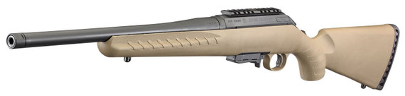Ruger 16976 American Ranch Full Size 7.62x39mm 5+1 16.12 in Matte Black Threaded Barrel, Picatinny Rail Steel Receiver, FDE Fixed Synthetic Stock, Right Hand, Rifle