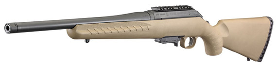 Ruger 16976 American Ranch Full Size 7.62x39mm 5+1 16.12 in Matte Black Threaded Barrel, Picatinny Rail Steel Receiver, FDE Fixed Synthetic Stock, Right Hand, Rifle