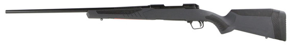 Savage Arms 57173 110 Hunter 6.5 Creedmoor 4+1 24 in, Matte Black Metal, Gray Fixed AccuStock with Accufit, Rifle