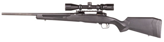 Savage Arms 57302 110 Apex Hunter XP 22-250 Rem 4+1 20 in, Matte Black Metal, Synthetic Stock, Vortex Crossfire II 3-9x40mm Scope, Rifle