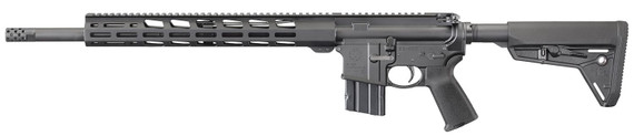Ruger 8522 AR-556 MPR 450 Bushmaster 5+1 18.63 in Black Heavy Threaded Barrel, Black Hard Coat Anodized Aluminum Receiver w/Picatinny Rail, 15 in M-LOK Handguard, Magpul SL Black Synthetic Stock Black, Magpul Grip, Right Hand, Rifle