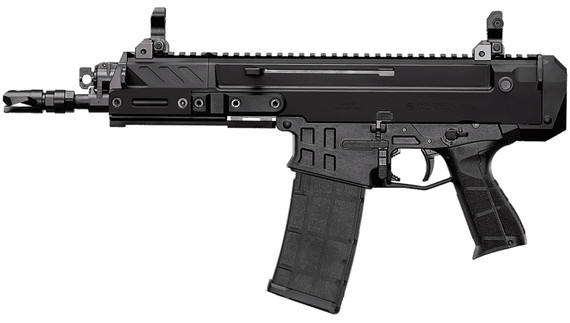 CZ-USA 91450 Bren 2 MS 5.56x45mm NATO 30+1 8.26 in Black Cold Hammer Forged Barrel & Frame, Black Stippled Polymer Grips Right Hand, Pistol