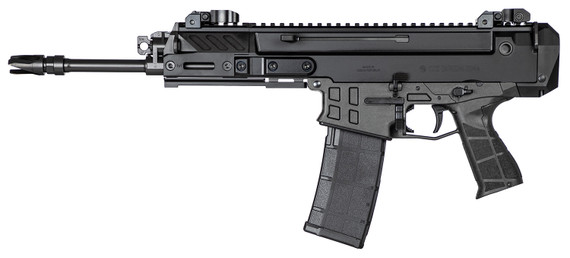 CZ-USA 91461 Bren 2 MS 7.62x39mm 30+1 11.14 in Cold Hammer Forged Barrel, Aluminum Receiver, Black Carbon Fiber-Reinforced Frame, Mag Release, Stippled Black Polymer Grip, Pistol