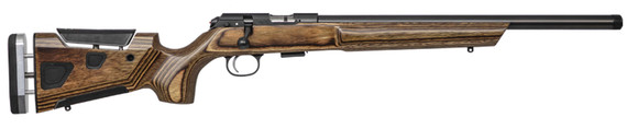 CZ-USA 02365 CZ 457 At-One Varmint SR Full Size 22 LR 5+1 16.50 in Black Nitride Heavy Barrel Black Nitride Steel Receiver Wood Fixed Boyds w/Adjustable Comb Stock Right Hand, Rifle