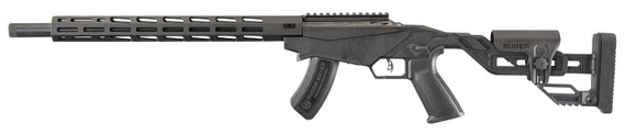 Ruger 8403 Precision Rimfire 17 HMR 9+1 18 in Threaded 1137 Alloy Steel Barrel, Hard Coat Anodized Finish, Adjustable Quick-Fit Precision Stock, 0 MOA Picatinny Rail, Rifle