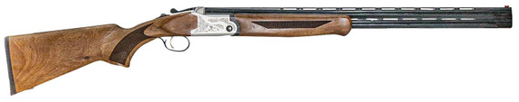 ATI ATIG20CRF26 Crusader Field 20 Gauge 3 in 2rd 26 in Blued O/U Barrel, Silver Engraved Metal Finish, Oiled Turkish Walnut Stock, Extractor, Shotgun