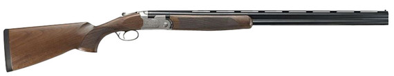 Beretta J686FR8 686 Silver Pigeon I 28/410 Gauge 28 in, Silver/Blued, Fixed Checkered Oil Walnut Stock