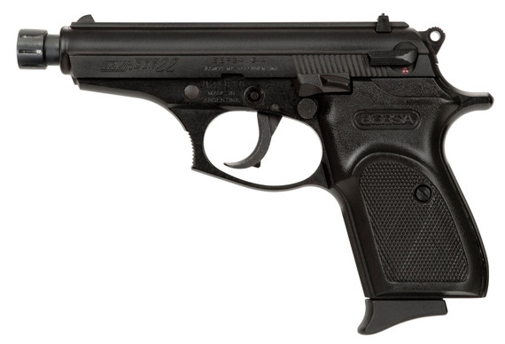 Bersa T22MX Thunder Micro-Compact Frame 22 LR 10+1, 3.50 in Black Steel Threaded Barrel, Matte Black Serrated Slide & Aluminum Frame w/Beavertail, Pistol