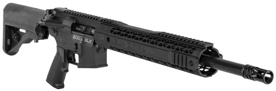 Black Rain Ordnance BROSPEC15300BLK Spec15 300 Blackout 30+1 16 in Black Nitride Chrome Moly Barrel, Black Hard Coat Anodized, 12 in M-LOK Hybrid Handguard, MFT Minimalist Black Stock, Rifle