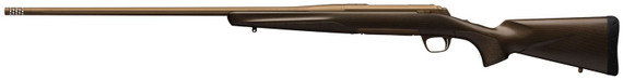 Browning 035418295 X-Bolt Pro Full Size 30 Nosler 3+1 26 in Spiral Fluted/Threaded Sporter Barrel, Burnt Bronze Cerakote /X-Lock Mount Stainless Steel Receiver, w/Textured Grip Panels Burnt Bronze Cerakote Carbon Fiber Stock, Rifle