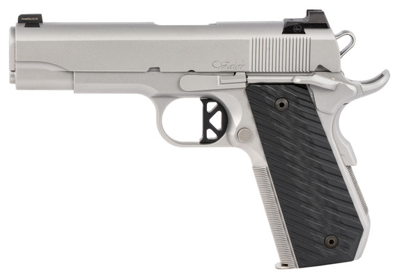 Dan Wesson 01827 V-Bob 45 ACP 8+1 4.25 in Match Grade Barrel, Forged Stainless Steel Frame w/Beavertail, Serrated Bead Blasted Stainless Steel Slide, Black G10 Grip, Pistol