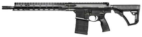 Daniel Defense 0215707258067 DD5 V3 *CO Complaint 7.62x51mm NATO 16 in No, Magazine Black Hard Coat Anodized Black 6 Position w/SoftTouch Overmolding Stock Black Polymer Grip, Rifle