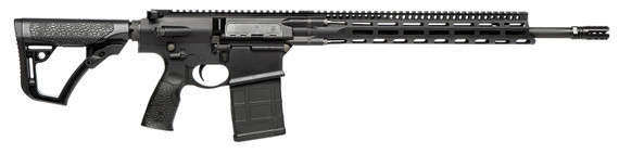 Daniel Defense 0215813210047 DD5 V4 7.62x51mm NATO 18 in 20+1 Black Hard Coat Anodized Black 6 Position w/SoftTouch Overmolding Stock Black Polymer Grip, Rifle