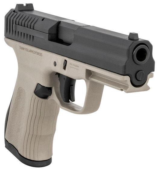 FMK Firearms 9C1G2, Striker Fired, Semi-automatic, Polymer Framed Pistol, 9MM, 4 in Barrel, Black Slide, Dark Grey Polymer Frame, 14 Rounds, 1 Magazine FMKG9C1G2PSS